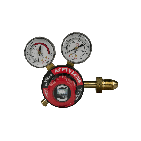 Weldmark G 350 Single Stage Heavy Duty Acetylene Regulator 0-15 psig, CGA:510